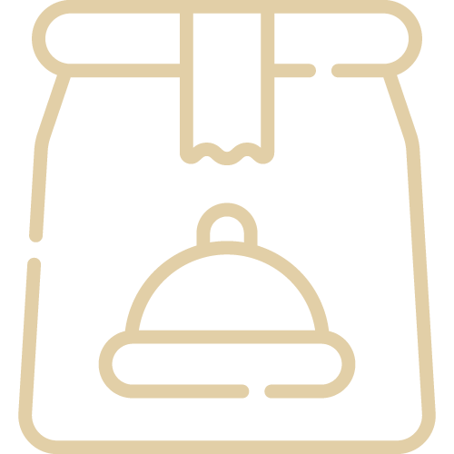 Symbol Außer-Haus-Verkauf Symbol für Außer-Haus-Verkauf
